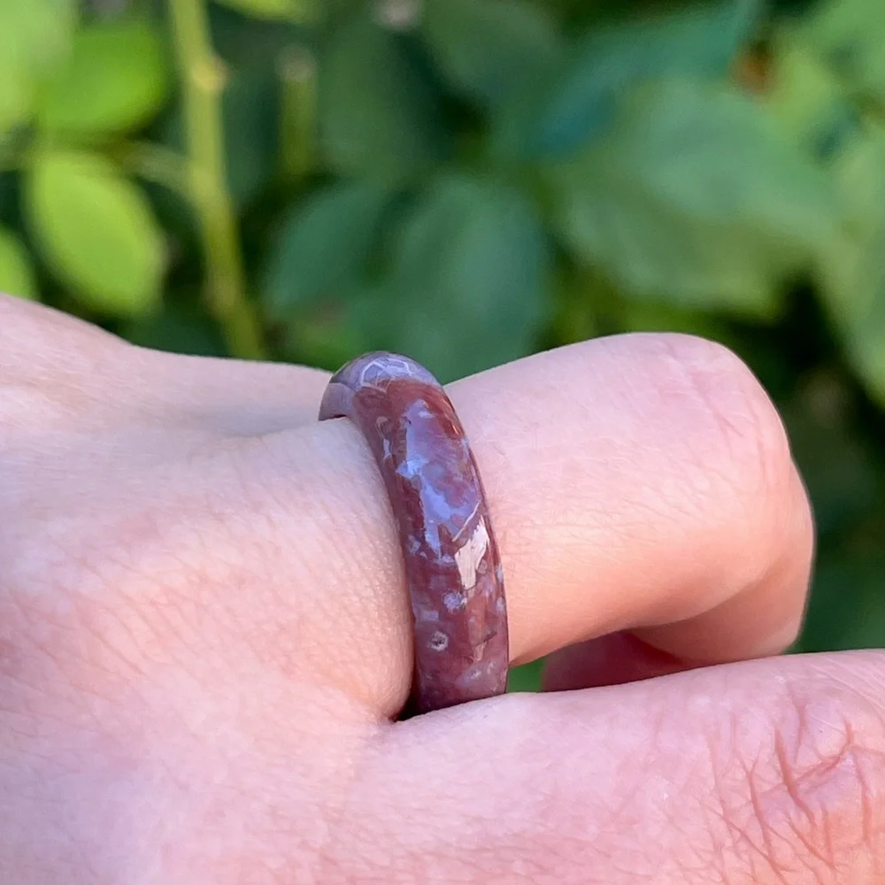Size 9‎ ocean Jasper band ring